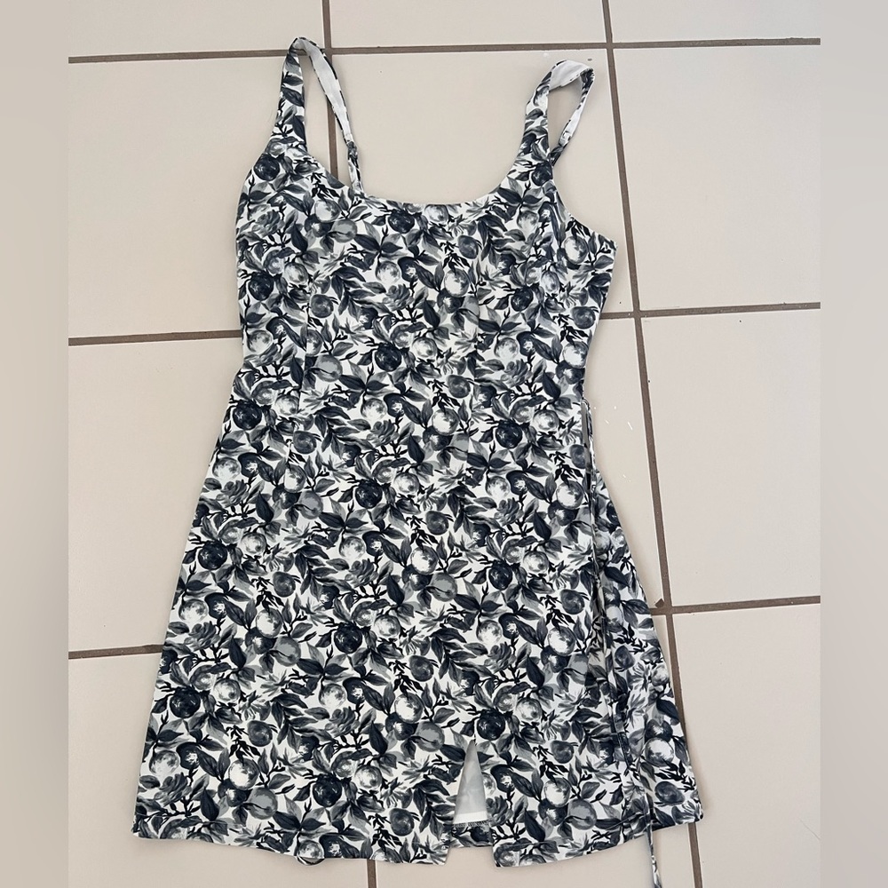 ABERCROMBIE 90s Floral Slip Mini Dress sz M
